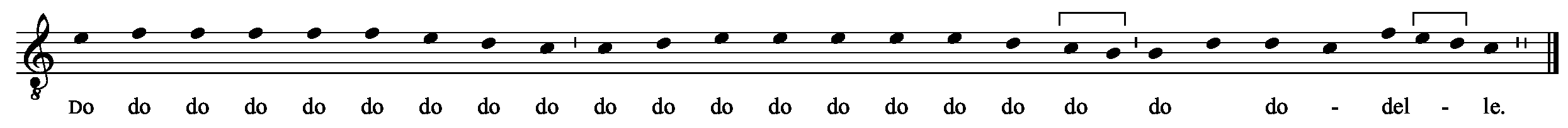 Refrain musical notation